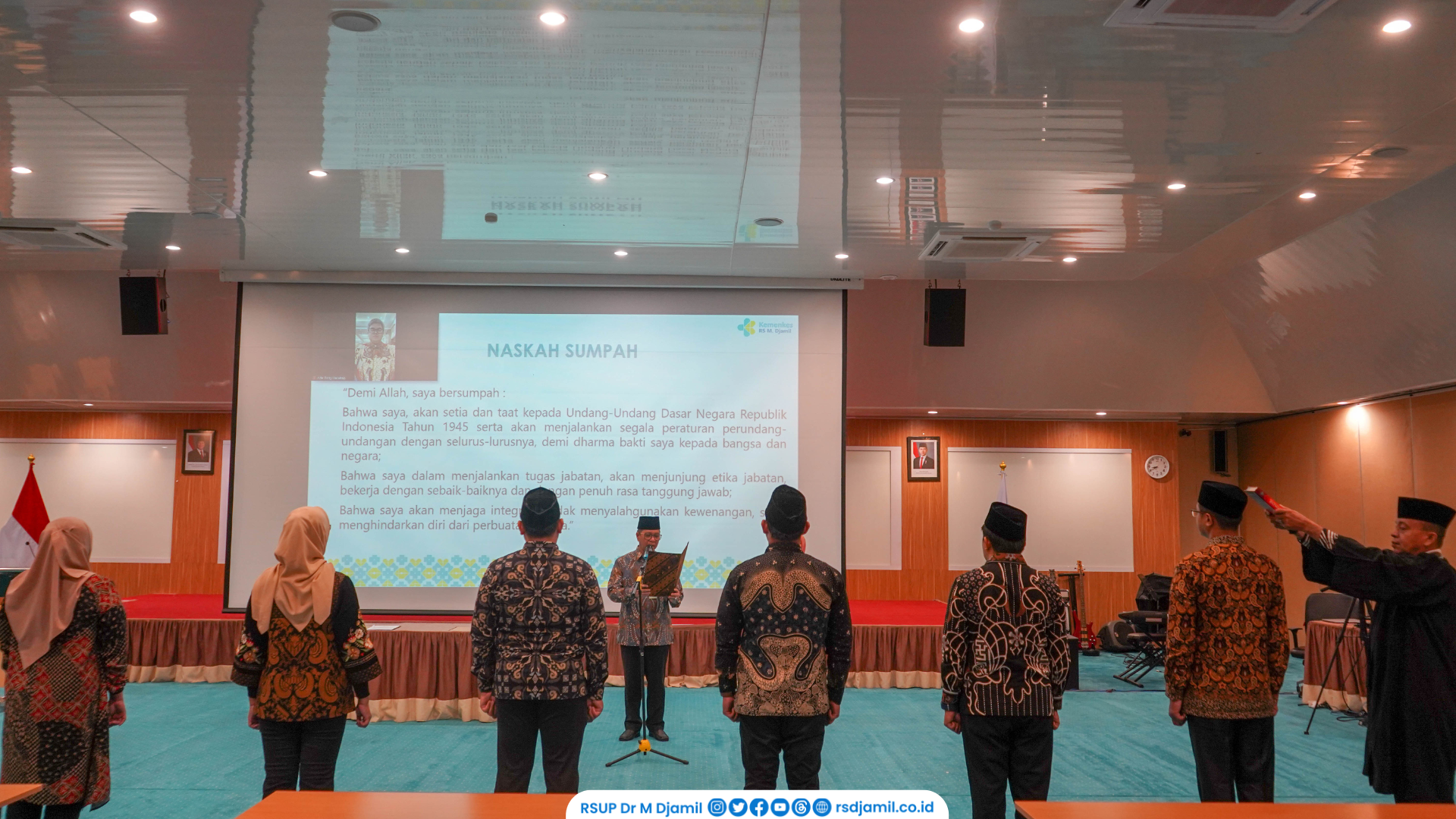 RSUP Dr. M. Djamil Lantik Pejabat Fungsional untuk Perkuat SDM Kesehatan