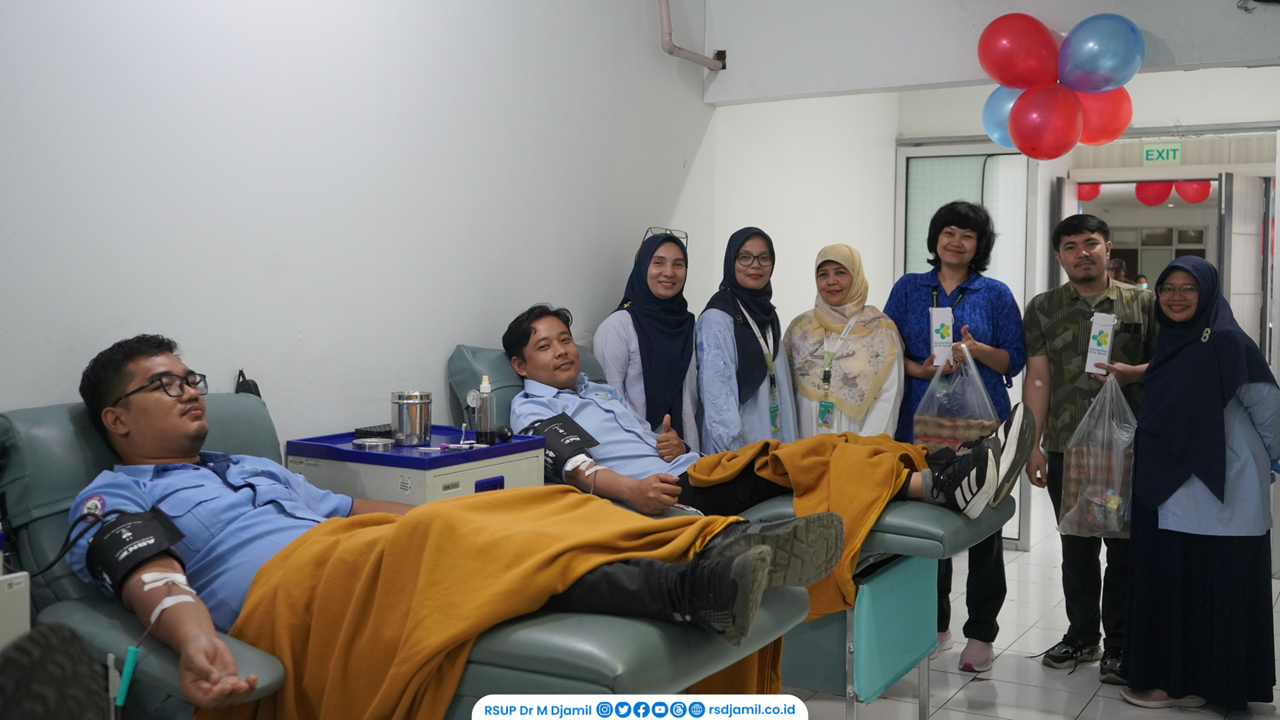 RS M. Djamil Tegaskan Komitmen Ketersediaan Darah melalui Aksi Donor Darah