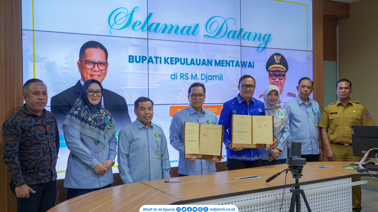 RS M. Djamil dan Pemkab Kepulauan Mentawai Perkuat Kolaborasi Penguatan Layanan dan SDM Kesehatan