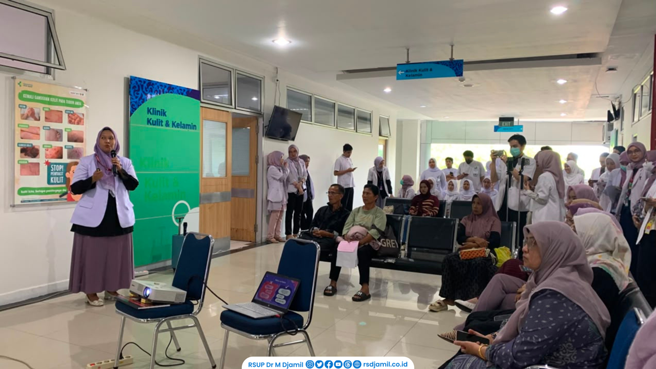 RS M. Djamil Peringati World Vitiligo Day Bangun Kepedulian tanpa Stigma