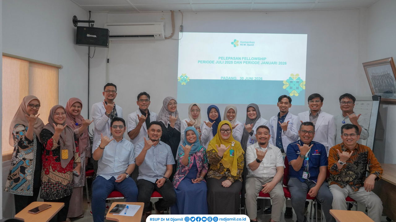RS M. Djamil Lepas 10 Peserta Fellowship Siap Mengabdi untuk Negeri