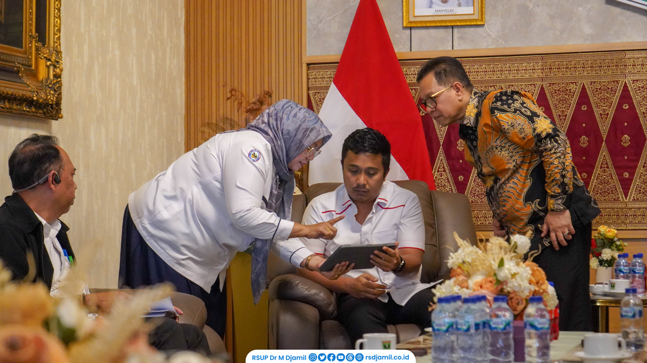 Audiensi dengan Wagub Sumbar, RS M. Djamil Dorong Percepatan Pembangunan Gedung Dormitory