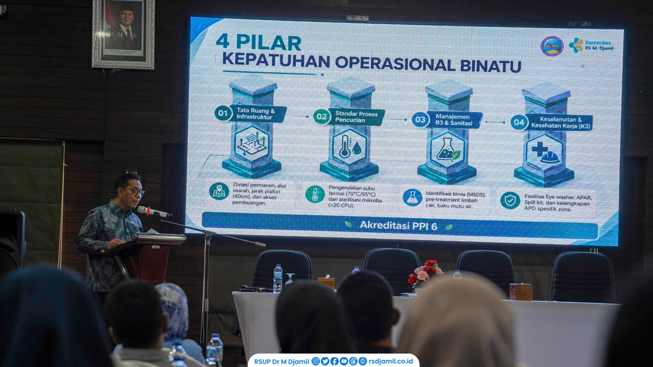 Dirut RS M. Djamil: Unit Binatu Garda Terdepan Memutus Mata Rantai Infeksi Rumah Sakit