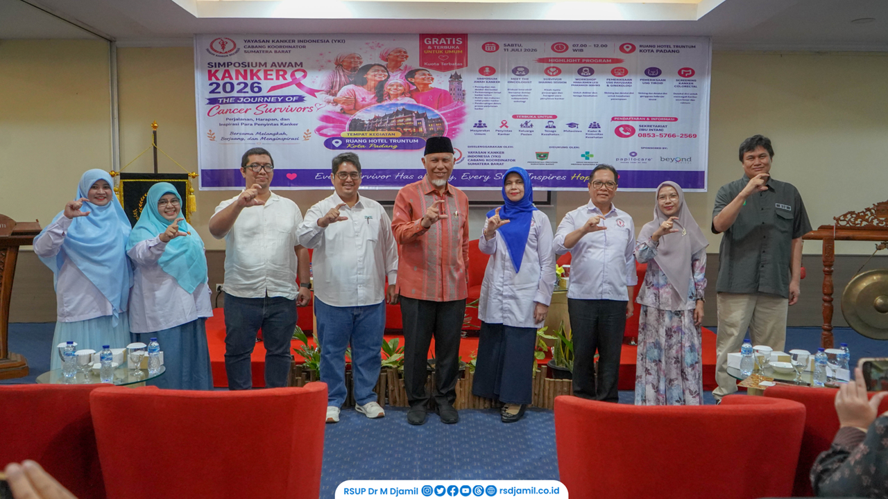 RS M. Djamil Tegaskan Kolaborasi Jadi Kunci Pengendalian Kanker