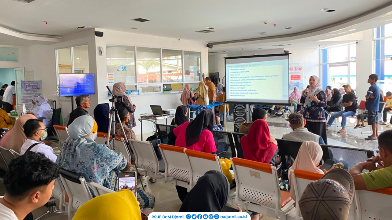 RS M. Djamil Peringati World Brain Day dengan Edukasi Neurorestorasi Pasca-Stroke