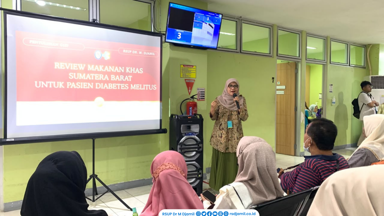 RS M. Djamil Edukasi Pasien Diabetes tentang Cara Sehat Menikmati Kuliner Minang