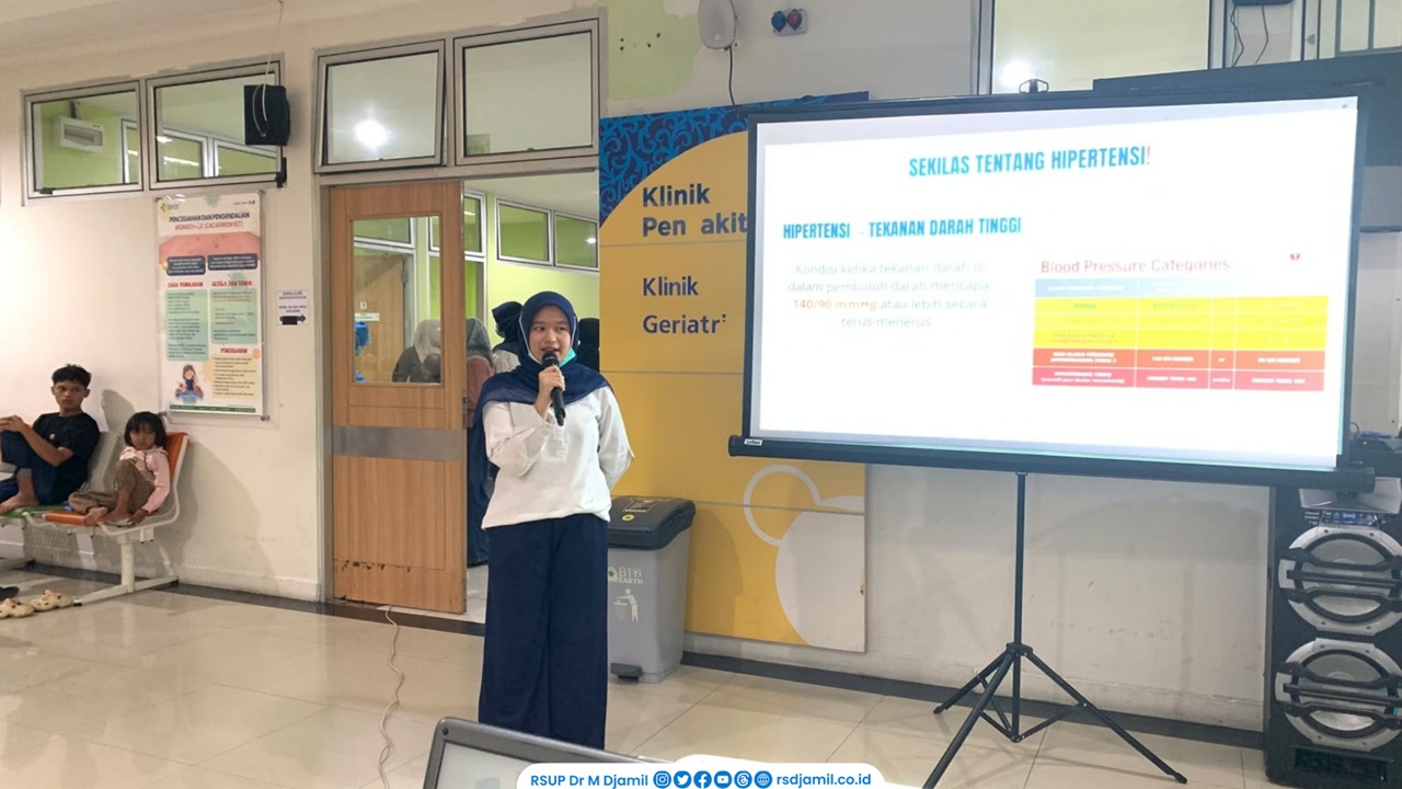 RS M. Djamil Edukasi Diet DASH untuk Bantu Kendalikan Hipertensi