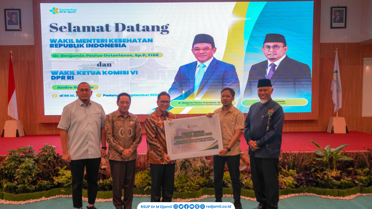 RS M. Djamil Kini Miliki Sumur Bor untuk Dukung Ketersediaan Air Bersih