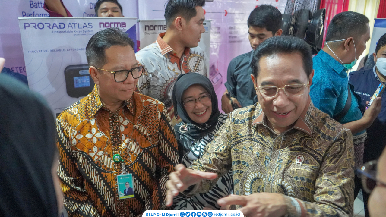 Didampingi Direksi RS M. Djamil, Wamenkes Hadiri Pengabdian Masyarakat PDPI