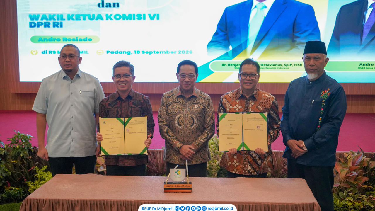 RS M. Djamil Jalin Kerja Sama dengan BPOM, Kimia Farma dan Bio Farma untuk Hilirisasi Riset
