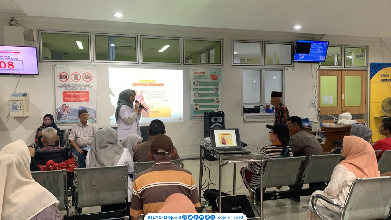 RS M. Djamil Dorong Masyarakat Kenali Gejala dan Faktor Risiko Penyakit Jantung Koroner