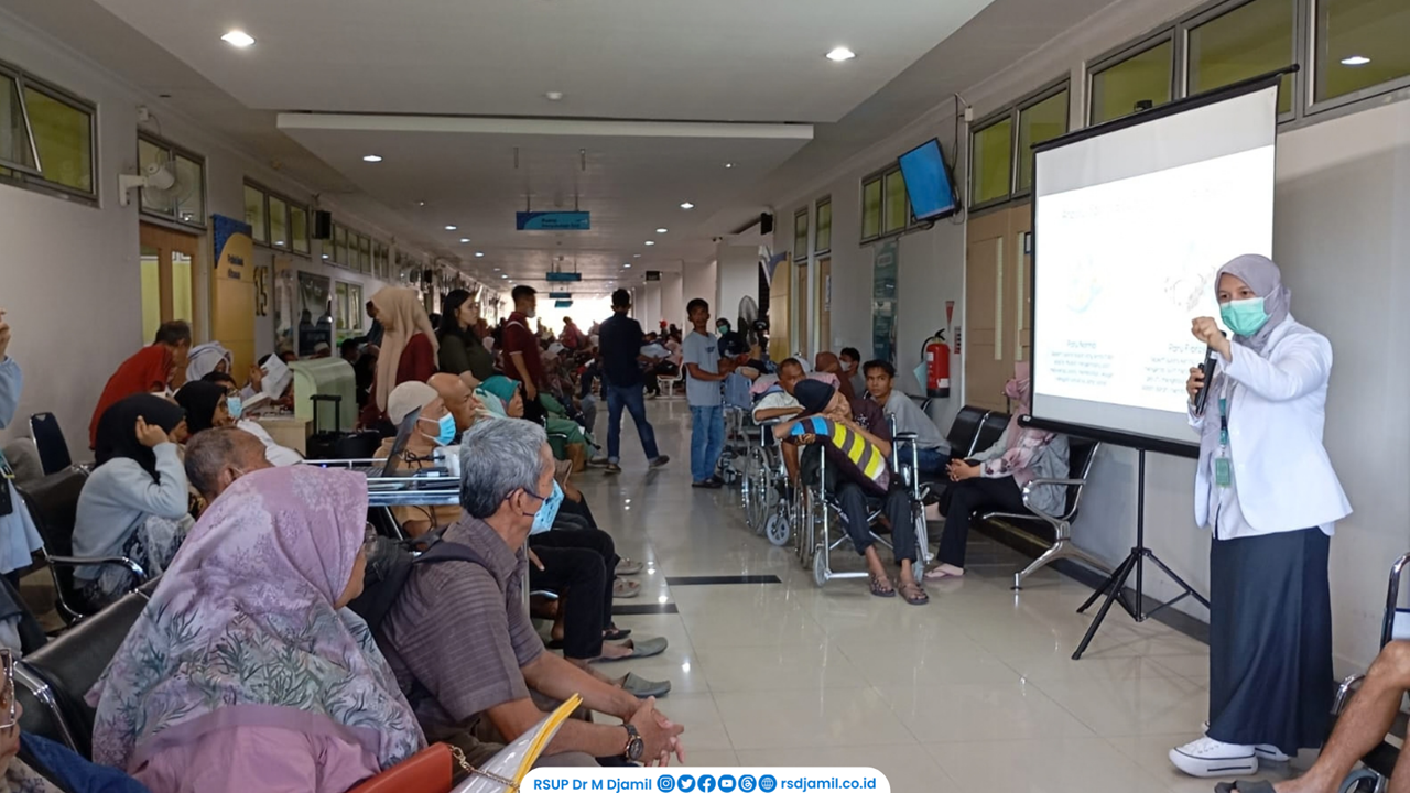 RS M. Djamil Dorong Masyarakat Kenali Fibrosis Paru Sejak Dini