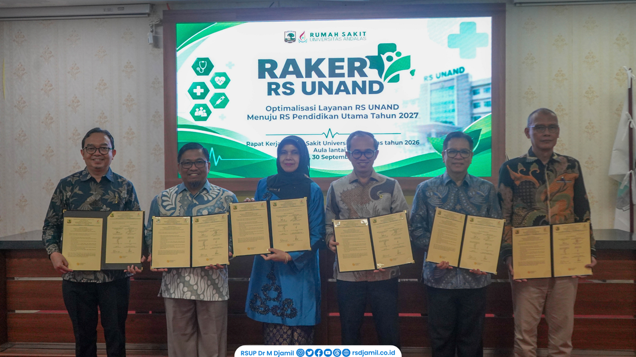 RS M. Djamil Dukung RS Unand Jadi Rumah Sakit Pendidikan Utama 2027