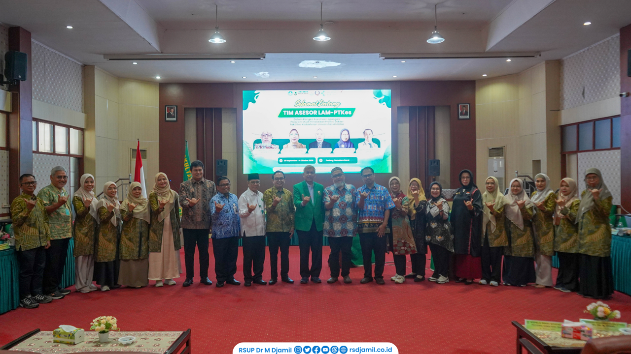 RS M Djamil Dukung Asesmen LAM-PTKes Program Profesi Dokter FK Unand