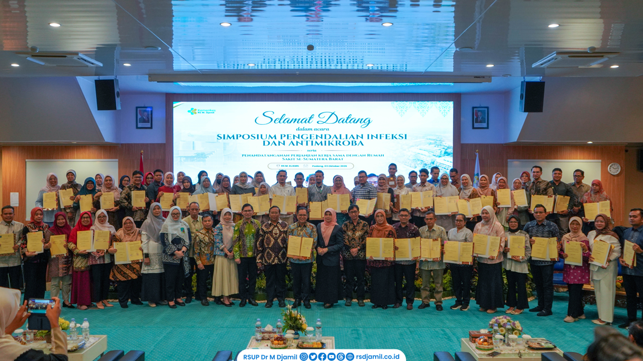 RS M. Djamil Satukan RS se-Sumbar Perkuat Pengendalian Infeksi dan Resistensi Antimikroba   