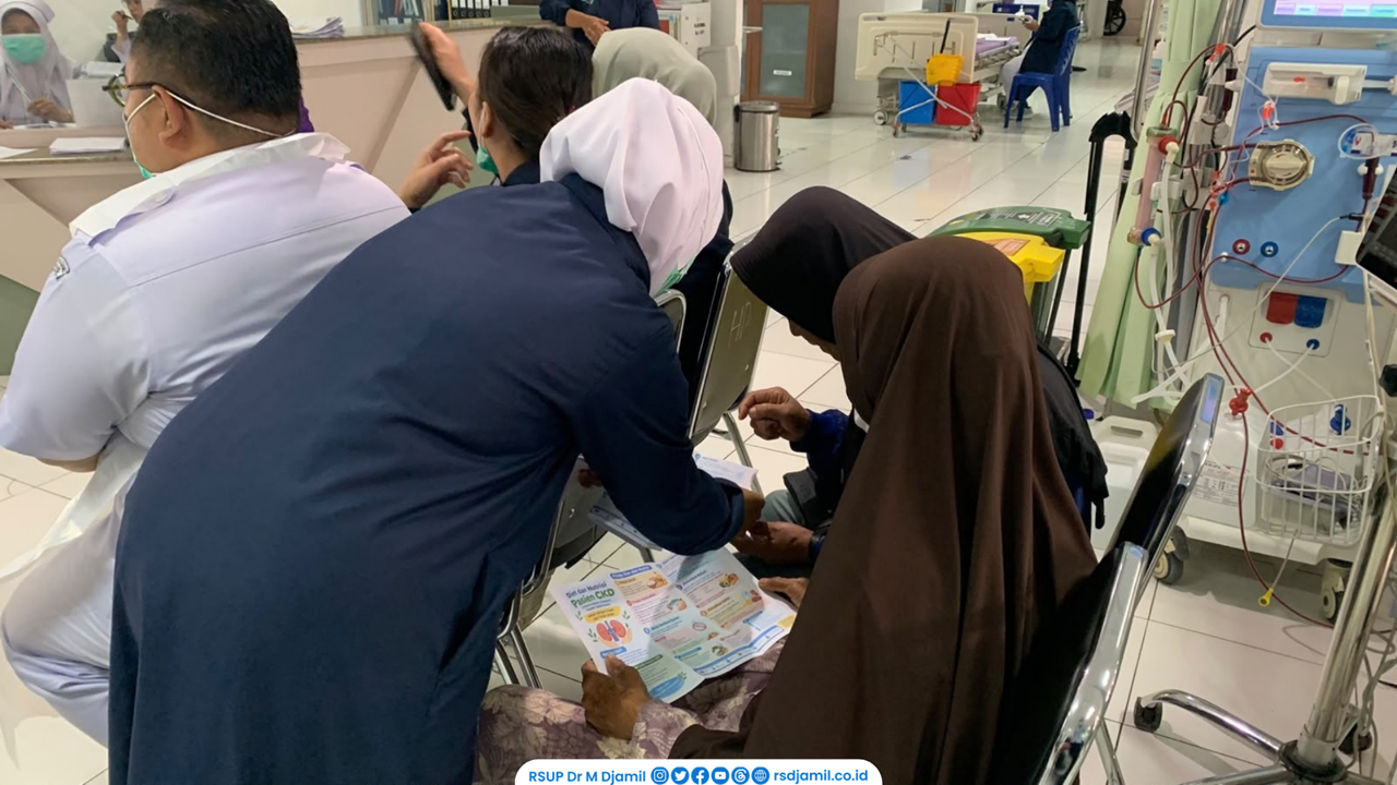 RS M. Djamil Edukasi Pasien Hemodialisa tentang Diet dan Nutrisi untuk CKD