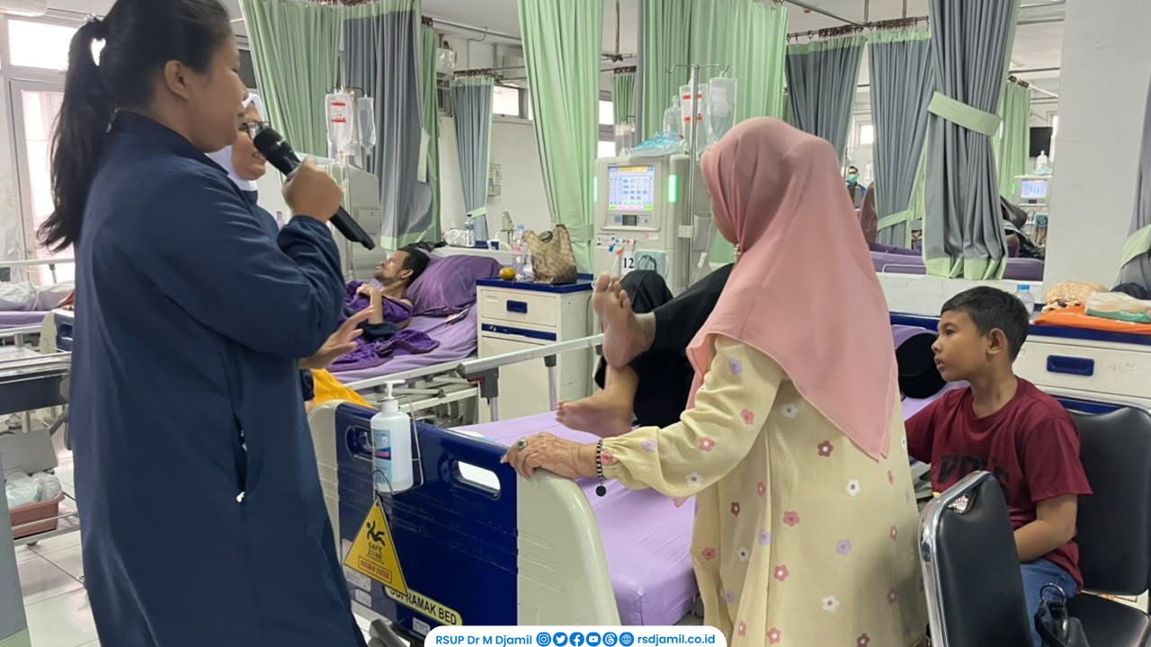RS M. Djamil Kenalkan Senam Intradialisis bagi Pasien Hemodialisis