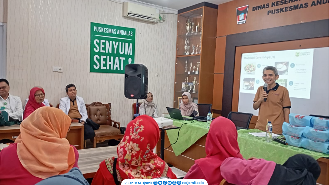 RS M. Djamil Gelar Edukasi Hipertensi di Puskesmas Andalas
