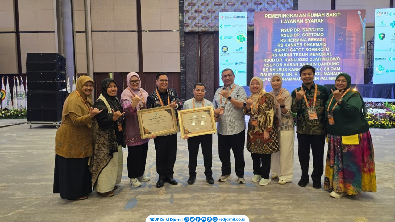RS M. Djamil Borong Dua Diamond Excellence Award pada National Hospital Ranking 2026