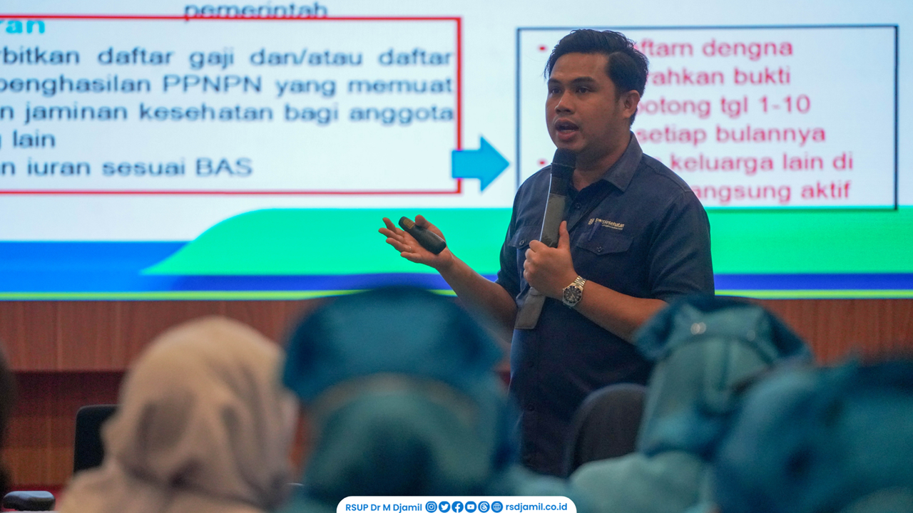 RS M. Djamil Sosialisasikan JKN bagi Keluarga Tambahan ASN