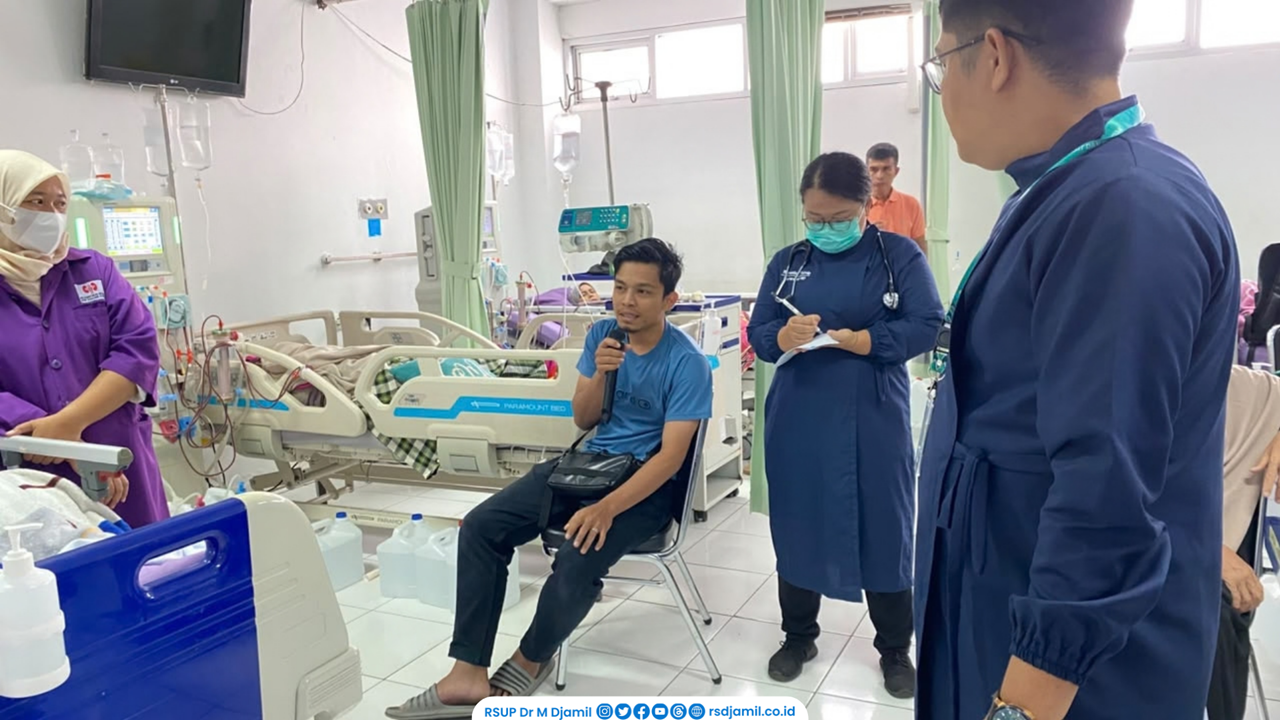 RS M. Djamil Ingatkan Pasien Cuci Darah Pentingnya Merawat Akses Vaskuler