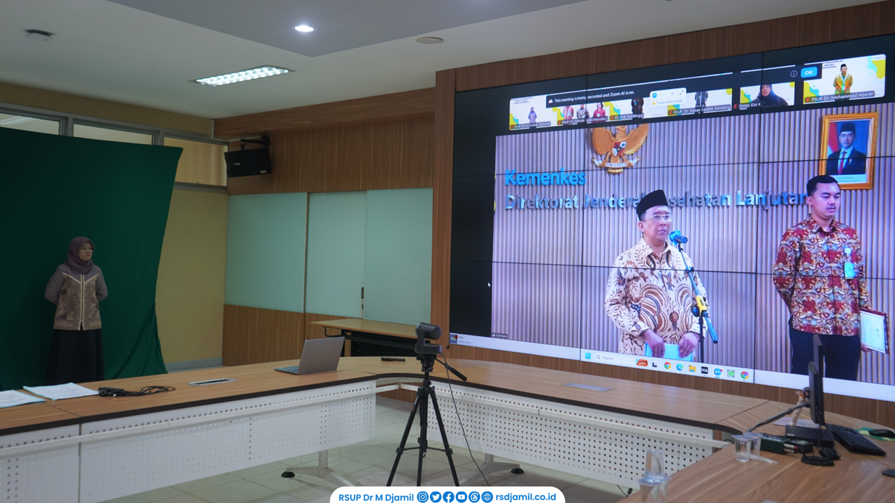 RS M. Djamil Perkuat Pendidikan Klinis melalui Pelantikan Dokter Pendidik Klinis Ahli Madya