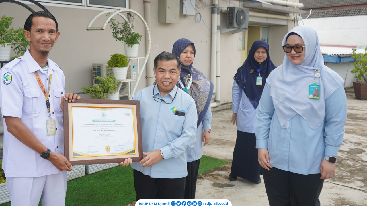 RS M. Djamil Raih Pemenang IV PERSI Award 2026 melalui Inovasi Side Board Radial