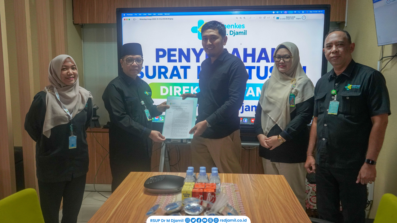 RS M. Djamil Lakukan Penyegaran Organisasi, Perkuat Tata Kelola Rumah Sakit