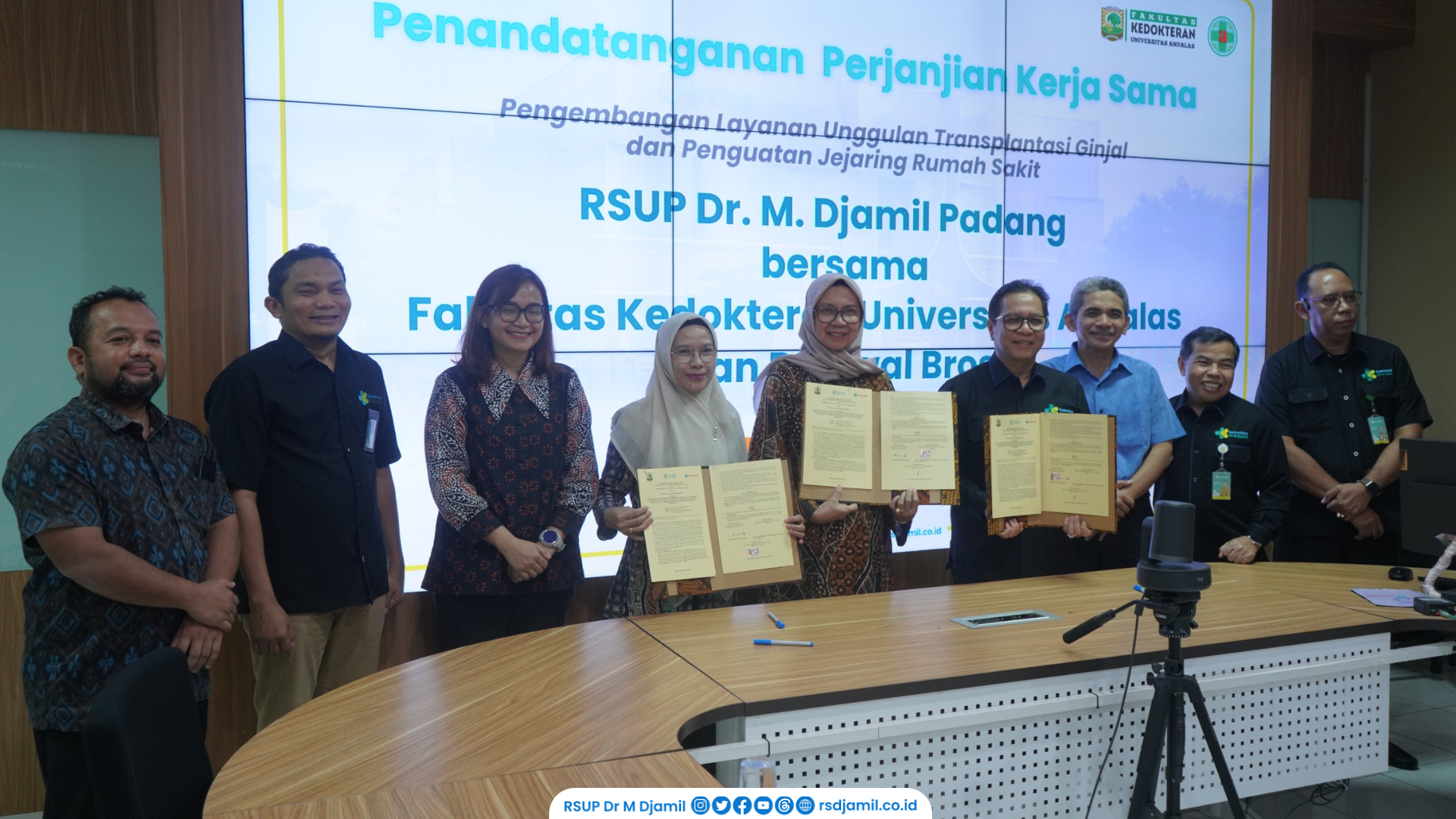 RS M Djamil MoU dengan Awal Bros dan FK Unand Perkuat Transplantasi Ginjal