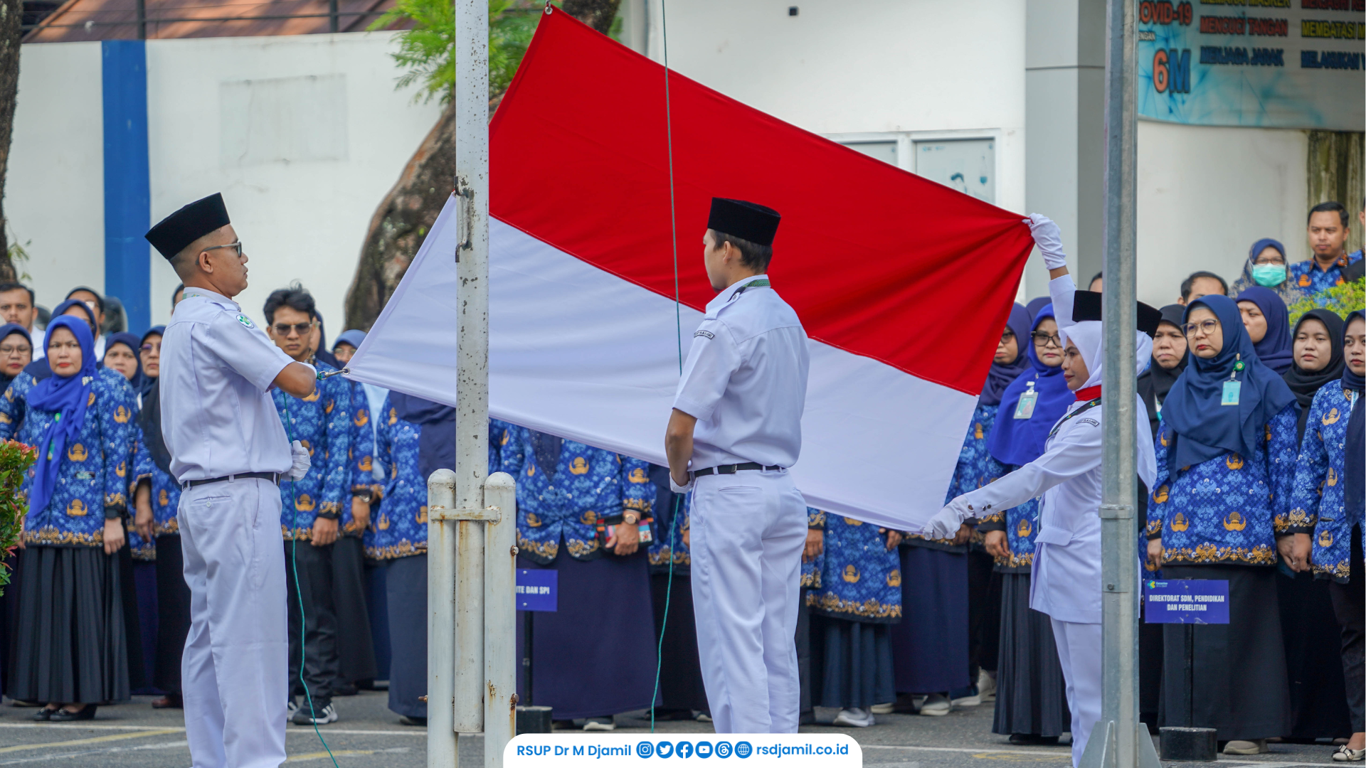 RS M. Djamil Gelar Upacara Hari Kesadaran Nasional Perkuat Komitmen Pelayanan