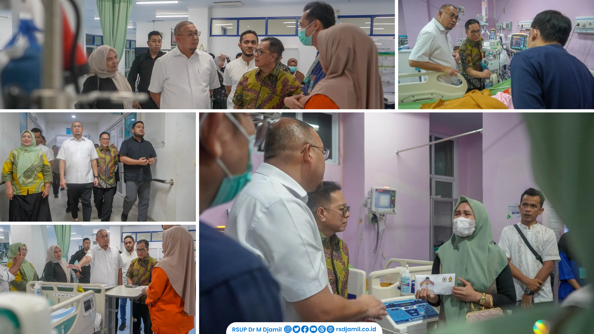 RSUP Dr. M. Djamil Diapresiasi Andre Rosiade atas Pelayanan Kemanusiaan